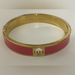 Kate Spade ♠️ New York Pink Enamel Bracelet- Small